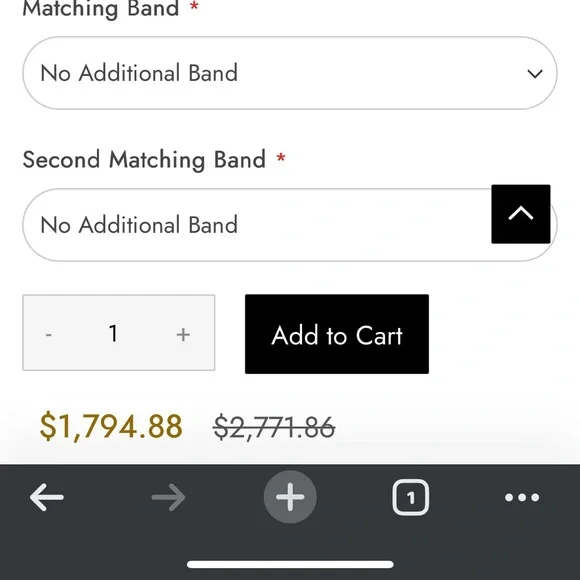 14kWG Agape Diamonds Cubic Engagement Ring Sz7.5 Sizable - Picture 2 of 7